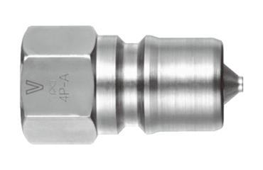 日東工器 SP-VカプラTypeA ステンレス (FKM) プラグ(おねじ取付用)(●P-V-A)